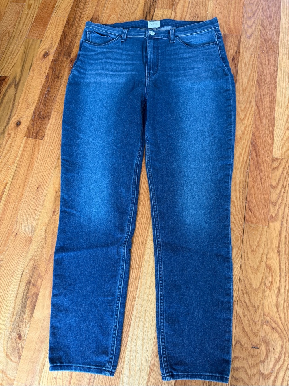 Hudson Blair high rise skinny  Wash Straight Leg Jeans - 32